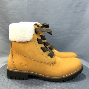 Skechers Womens Gored Lace Hiker Boots Cypress Big Plans Wheat Size 11 Medium